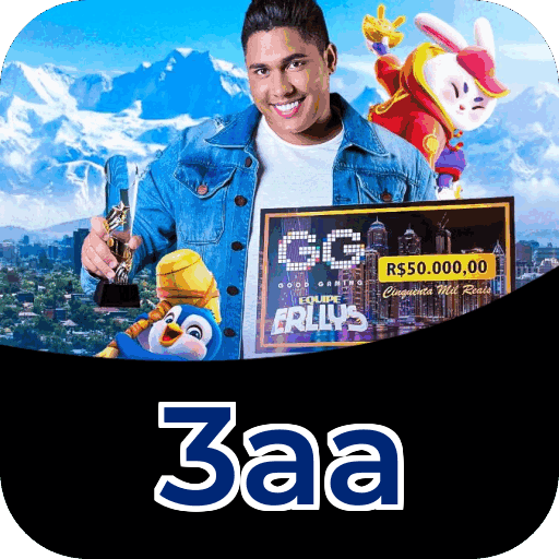 Passo a passo visual mostrando processo de download e instalação do aplicativo 3aa